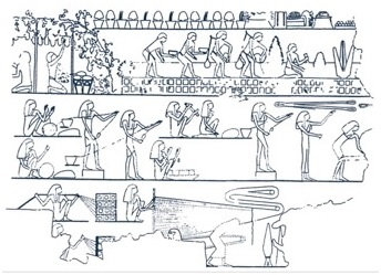 Древние египтяне изготавливали веревки
